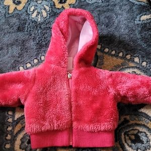 Fuzzy pink jacket